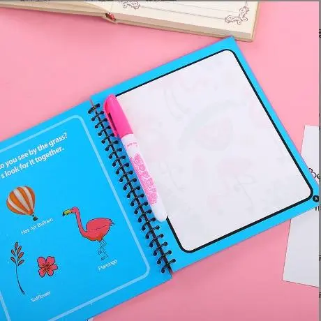 BISA COD S5745 Buku Gambar Pen Air / Buku Gambar Ajaib Buku Mewarnai / Magic Water Book Buku Mewarnai Ajaib Dengan Spidol Air 5