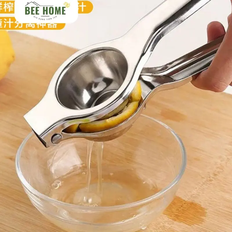 Dụng Cụ Vắt Chanh, Kẹp Vắt Chanh Inox Không Gỉ Dùng Cho Pha Chế BEE HOME VCHI 6
