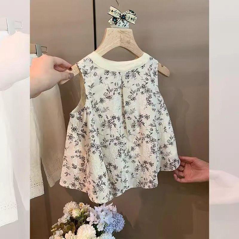 Product Introduction of Áo Sơ Mi Bé Gái, Áo Cánh Và Quần Chống Muỗi, Không Tay, Bộ Đồ Hai Mảnh Phong Cách Phương Tây, Thích Hợp Cho Mùa Hè, Áo Sơ Mi Búp Bê Cho Trẻ Em, Hàng Mới Về 17