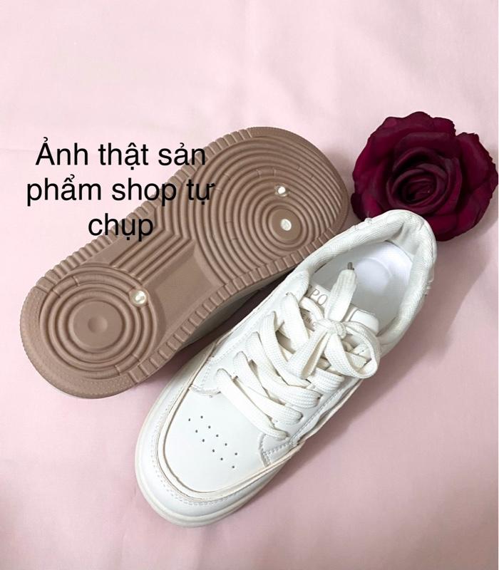Product Introduction of Giày thể thao nữ (mẫu mới về giá trải nghiệm) mặc váy, quần áo đều đẹp, đế cao su chống trượt cao 5cm tôn dáng 33