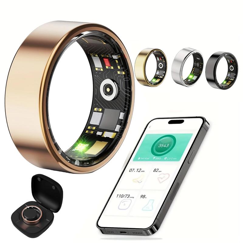Product Introduction of Smart Ring Health Tracker, Activity & Fitness Trackers with Steps, Exercise, Calories, Sleep Monitoring for iPhone/Android, Christmas Stocking Stuffers, Wearable 0