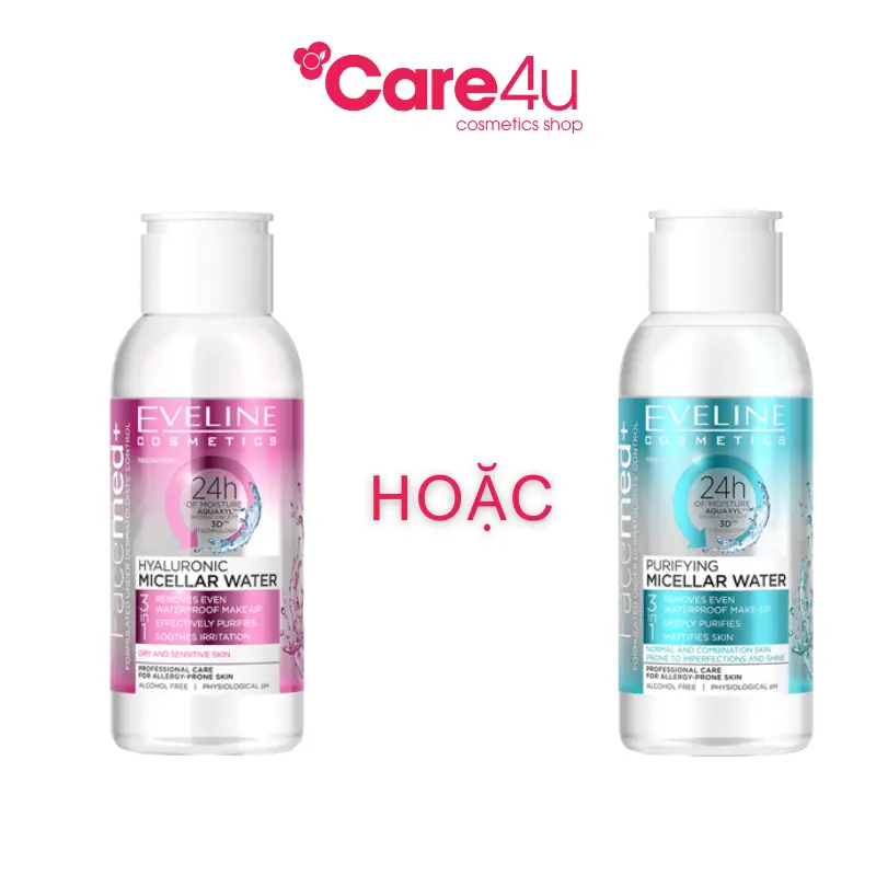 Nước Tẩy Trang Eveline Facemed+ 100ml Serum Trang Điểm