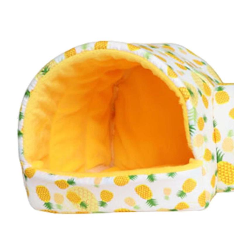 Product Introduction of Guinea Pig Tunnel and Bed Hamster Hideout Portable Entertainment Guinea Pig Bed House for Hedgehog Small Animals Rat 2