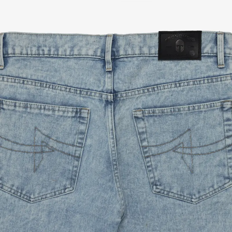 Trondheim Celana Jeans Reguler Denim Flavio Sandwash Biobleach 3