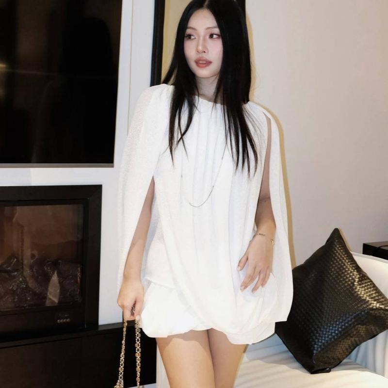  KC1626 Set Áo Mặc 2 Kiểu + Chân Váy Xếp Nhún Set Áo Váy Tiệc Thời Thượng LaMode Độc Lạ Tôn Dáng Đi Date Hẹn Hò 