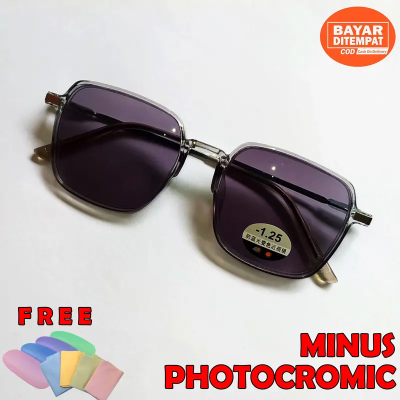 ZY2055 Kacamata Minus Photocromic Wanita 3