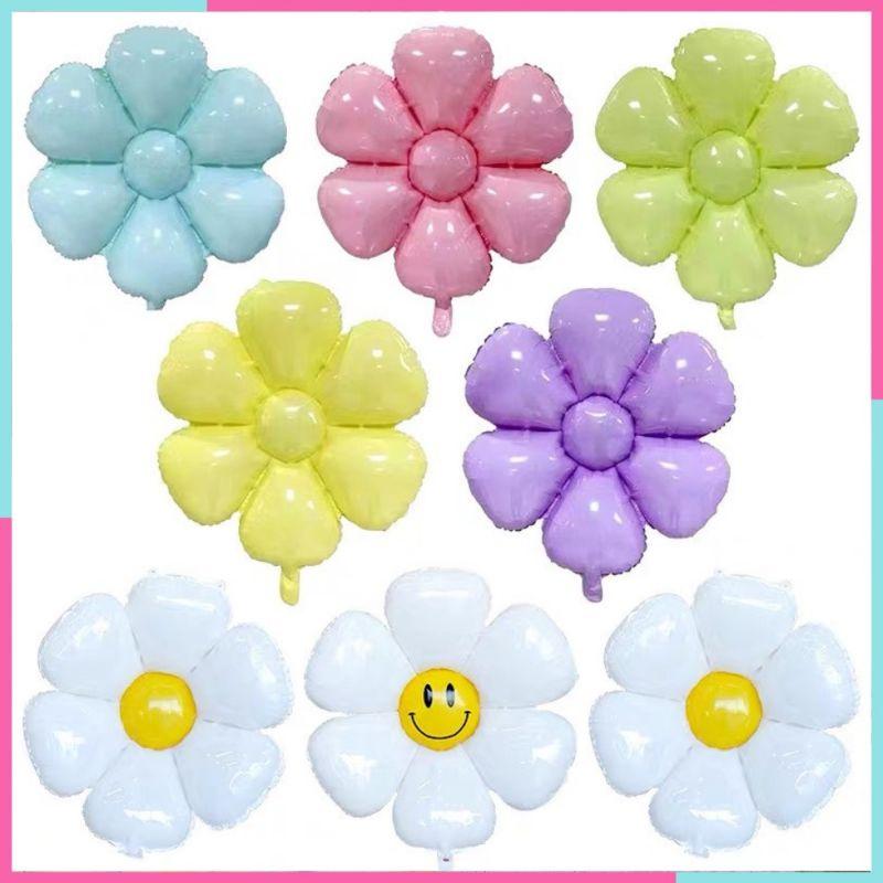 Bóng nhôm Hoa Cúc Mặt Cười, hoa cúc daisy nhiều mầu