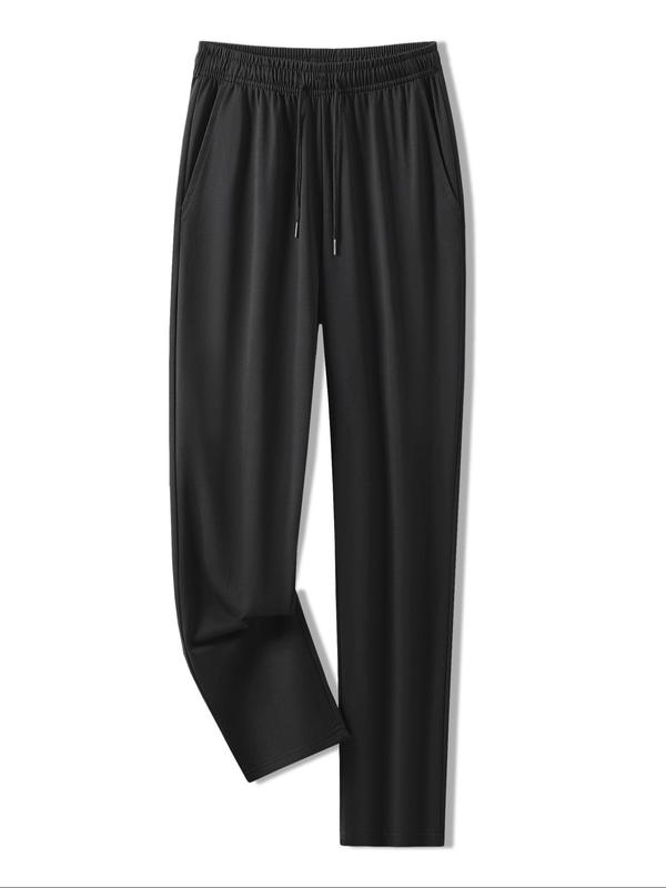 Women's Solid Color Sports Joggers, Casual Comfy Breathable Straight Leg Pants for Yoga Gym Workout Running, Ladies Sportswear for All Seasons 5
