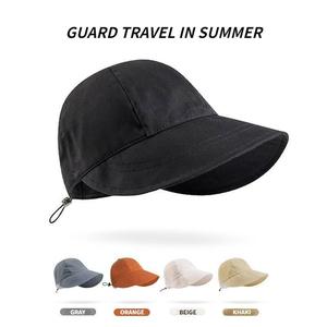 FS Topi Wanita Perlindungan Matahari UV SPF50+ Travel Lipat Ringan Outdoor Pantai Hiking Korea Style Tudung