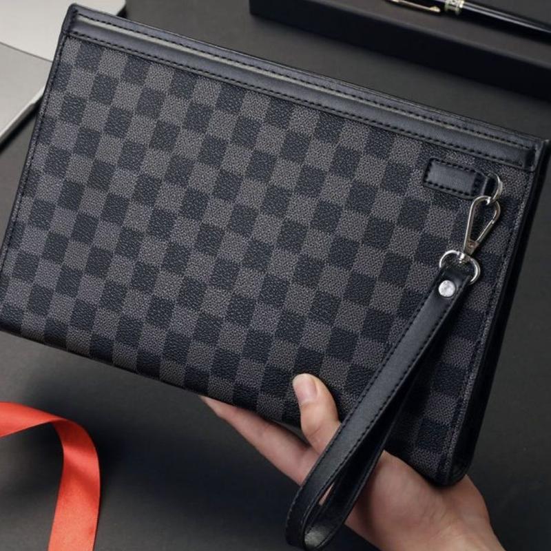 Product Introduction of [2102 People Collection] Men's Clutch Bag, New Large Capacity Handbag for Young Men, Outdoor Men's Underarm Bag, Handheld Clutch Bag, Hand Grab Bag 1