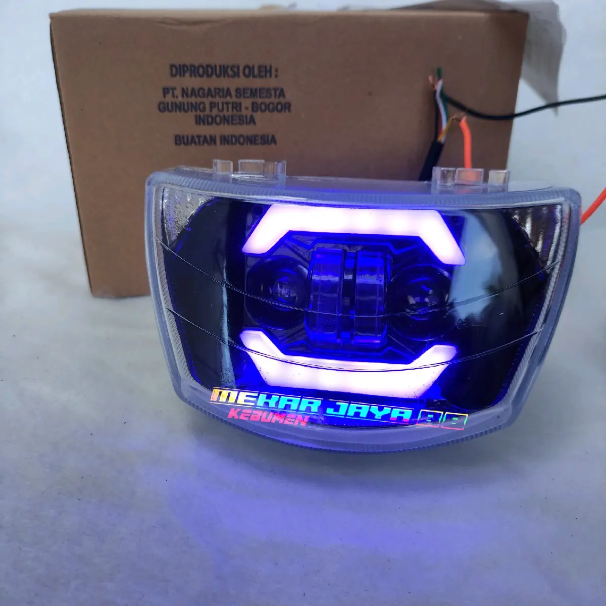 LAMPU TEMBAK ALIS FIZR F1ZR LAMPU DEPAN TEMBAK Foto Motorcycle