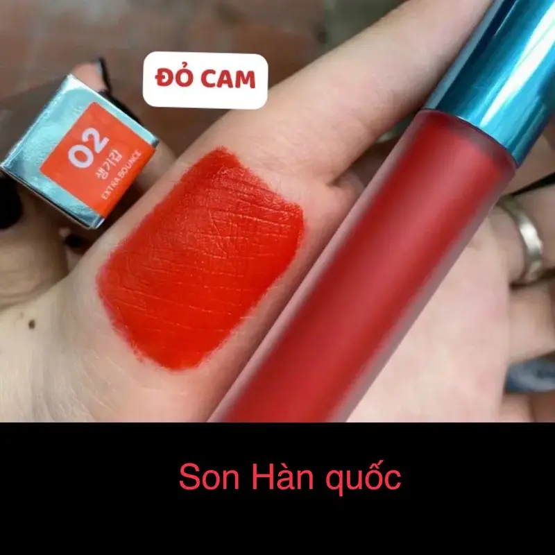 Son kem lì không trôi 5g hàn quốc đủ màu 1
