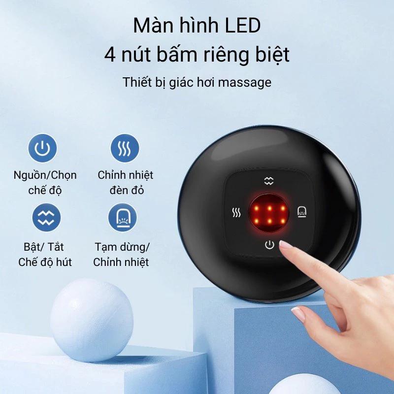 Product Introduction of Máy Giác Hơi Cạo Gió Massage Chân Không Cầm Tay 6 Cấp Độ Hút Giác Hơi Lưu Thông Khí Tăng Tuần Hoàn Giúp Giảm Đau Nhức Bảo Hành 12 Tháng 7