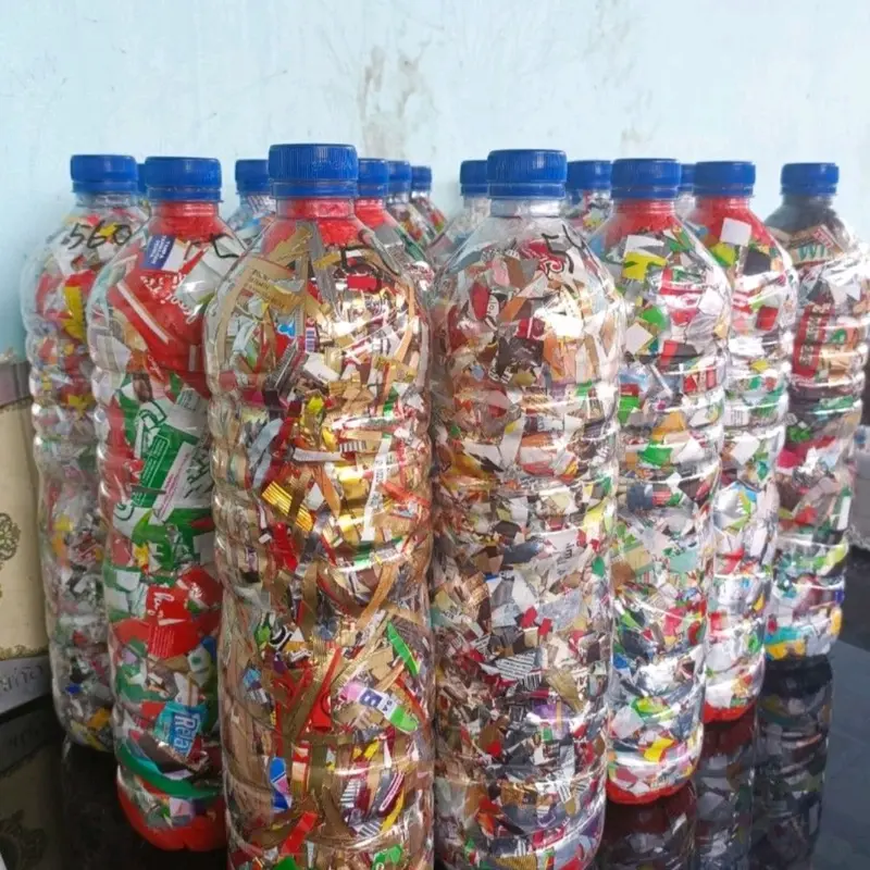 ECOBRICK ECOBRIK 1500 ML BOTOL BESAR AQUA ramah lingkungan Plastik 4