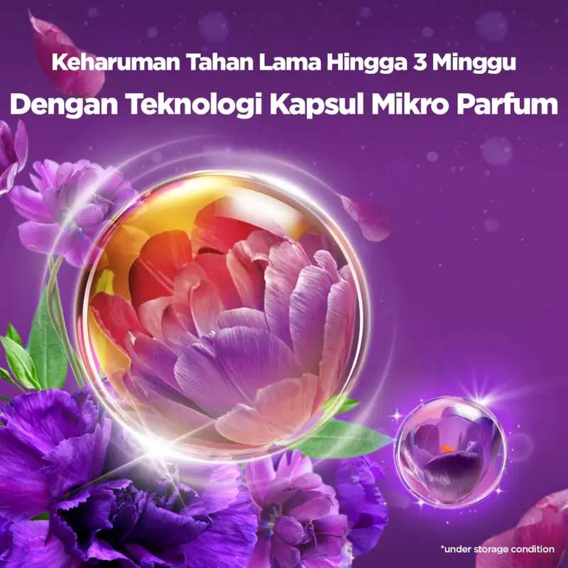 Downy Pewangi dan Pelembut Pakaian Konsentrat 650mL / 550mL Buah Bunga 4