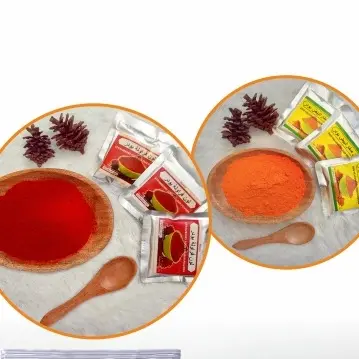PEWARNA BUBUK MAKANAN (25gr) KUNING TELUR DAN MERAH JINGGA 2