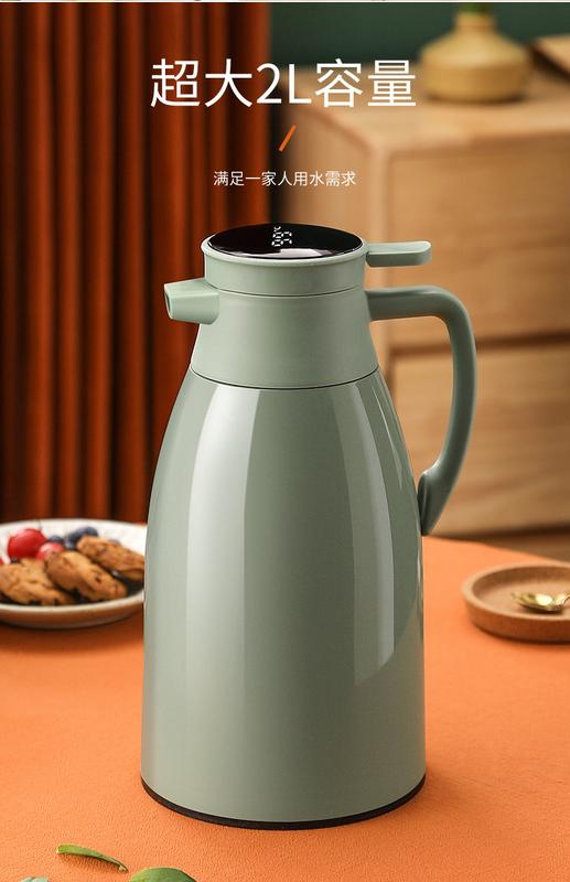 Product Introduction of 2L Thermal Insulation Kettle Household Large Capacity Thermos Glass Liner Insulation Bottle Teapot Kettle Hot Water Bottle Cup Drinkware Flasks 22