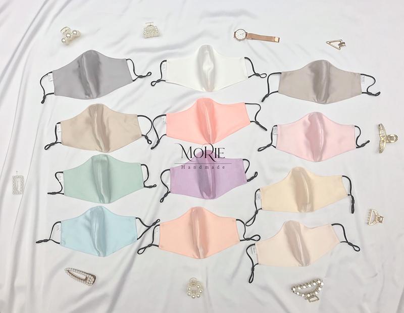 Khẩu Trang Lụa Mulberry 100% 3 Lớp Chống Lão Hoá Dưỡng da Chống Nắng Cao cấp - 20 Màu Phụ Kiện Bảo Vệ Da Nữ 1