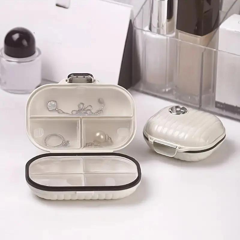Product Introduction of Mini Pill Box, 1 Count Portable Small Pill Storage Box, Travel 7-day Pill Organizer, Jewelry Storage Box, Outdoor Travel Supplies 2