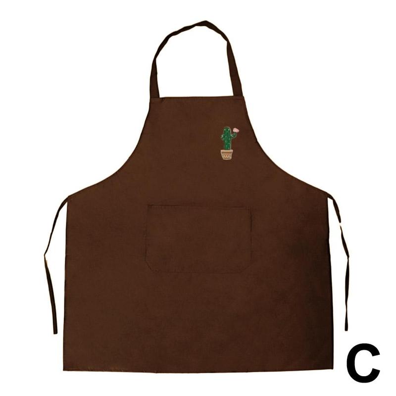 Product Introduction of Japanese Style Hang Neck Apron With Large Pocket Waterproof Oil-Proof For Kitchen Cooking 47