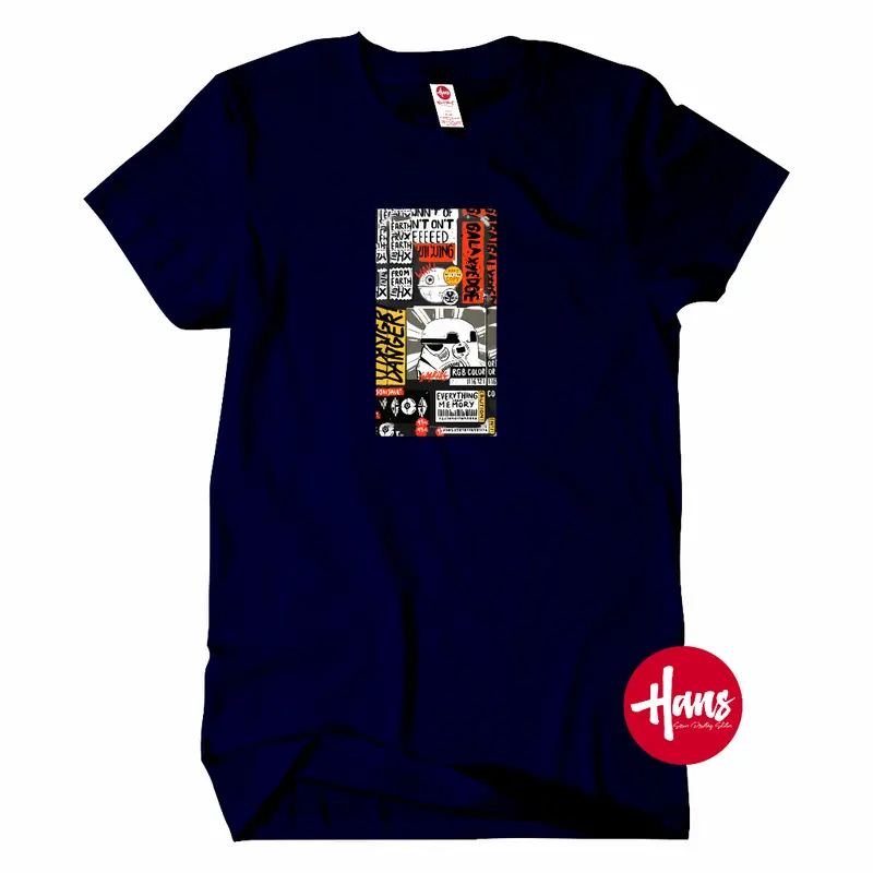 KAOS PRIA DISTRO JAPSTYLE / KAOS PRIA KEREN TERBARU / KAOS COWO / KAOS UNISEX / KAOS PRIA TREND / Hans.Sablon Kain Katun Combed 0