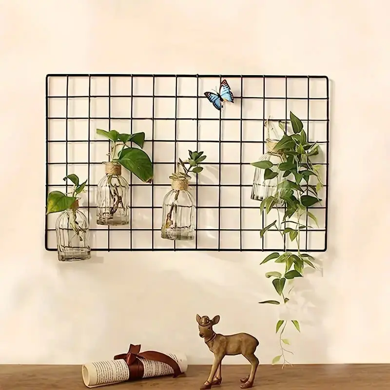 Lưới sắt vuông treo đồ, treo phụ kiện điện thoại, treo phụ kiện kim khí , decor trang trí Lắp Ráp Treo Tường kệ  treo kệ  treo