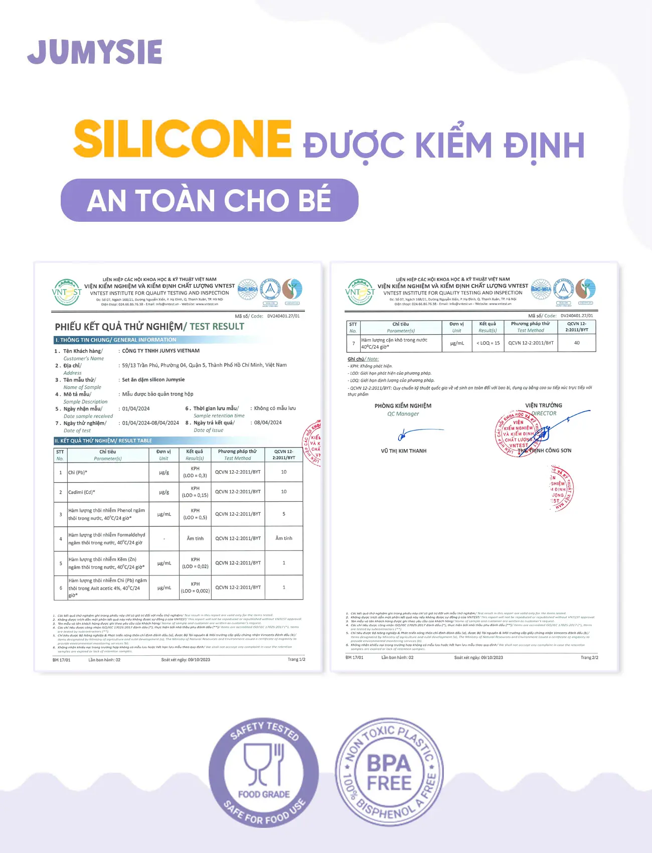 Set Ăn Dặm Jumysie Silicone Cao Cấp - Khay Ăn Dặm Chia 3 Ngăn Có Nắp, Thìa Dĩa Vừa Vặn, Dễ Vệ Sinh phân loại 3