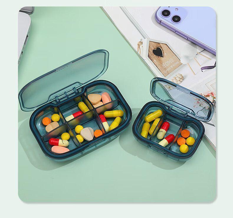 Product Introduction of Medicine Box Portable Small Size Mini Three Meals a Day Pill Tablet Medicine Compartment Box Portable Medicine Small Box 15