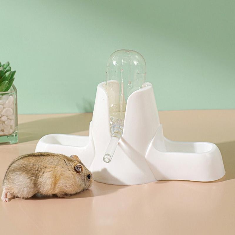Bình Nước Cho Chuột Hamster, Bền, Có Giá Chân Đế Dung Tích Lớn, Thiết Kế 2 Trong 1, Dụng Cụ Ăn Uống Cho Thú Cưng, Nước Tự Động, Cầm Tay, Có Phụ Kiện Cho Hamster 1
