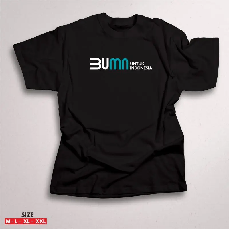 Kaos Baju BUMN Untuk Indonesia - T-Shirt Distro Pria Wanita