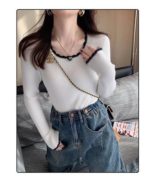 Product Introduction of Áo Lớp Nền Giữ Nhiệt Dralon Hai Mặt Màu Đỏ, Một / Hai Mảnh, Thích Hợp Cho Giáng Sinh Và Năm Mới, Nữ, Phong Cách Phương Tây, Có Đệm, Có Thể Mặc Bên Trong, Áo Trên Top Women Sơ Mi 13