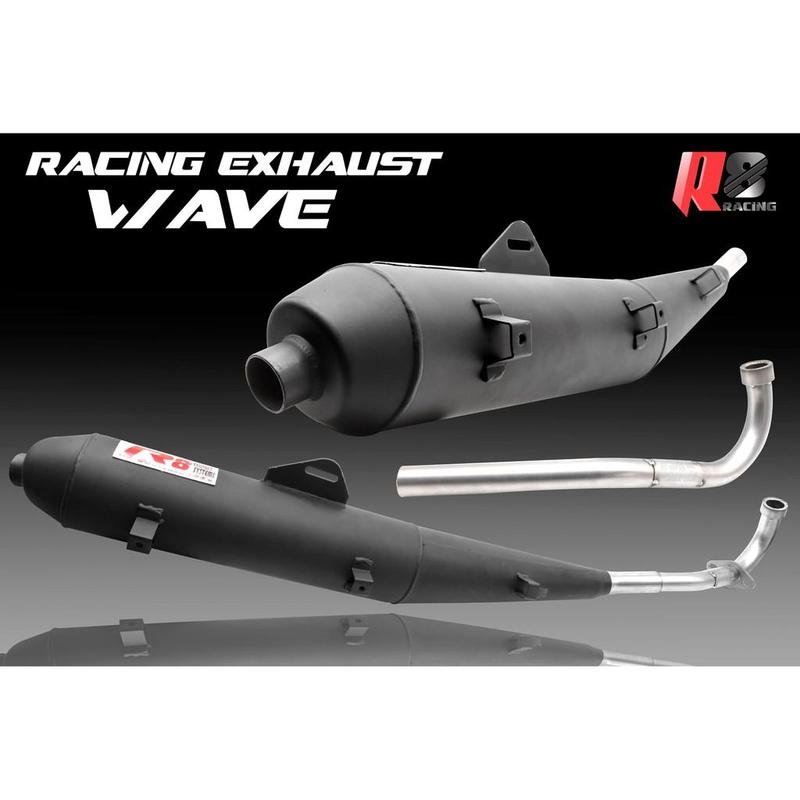 Pô Xe Máy R8 Dáng Zin Thế Hệ Mới Wave S 110, RSX 110, Blade 110 Phụ Kiện PKPEE