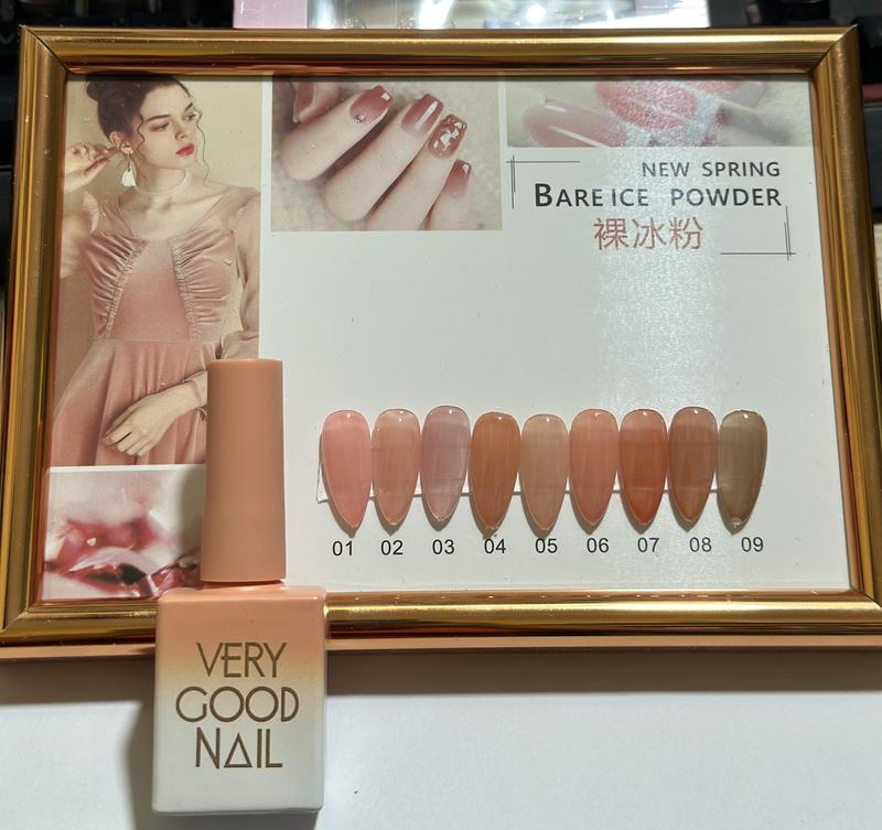Sét sơn thạch Very good nail sét 9 màu,có bảng màu Nữ