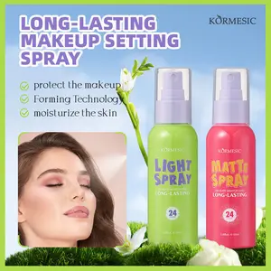 KORMESIC 100ML Make Up Settings Spray Dewy Matte Fix Acne Soothing Satin Matte Glow Finish Beauty Makeup Hydrating Mist Flawless Setting Spray Waterproof Finishing