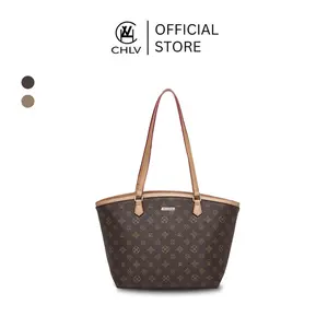[PROMO]CHLV Tote Bag Wanita Import Shoulder Bag Korean Style Tas Bahu Wanita Kuliah Terbaru Tas tote Jinjing Kulit Motif Kekinian Totebag wanita Goodie bag Aesthetic Medium Multifungsi Hand Bag  Casual COD#837