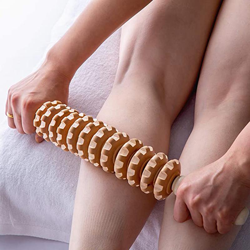 Product Introduction of Dụng Cụ Mát Xa Con Lăn Bằng Gỗ, Giải Phóng Cơ Thủ Công, Giúp Giảm Cellulite Và Điểm Kích Hoạt, Dụng Cụ Tập Cơ Thủ Công 30