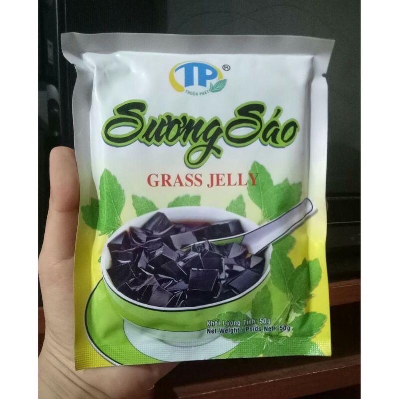 Bột sương sáo Thuận Phát gói 50gr có tặng kèm dầu chuối