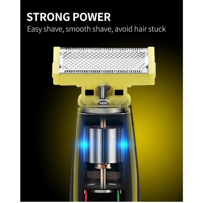 Product Introduction of Full body wash USB rechargeable wet and dry women's men's shaver 23