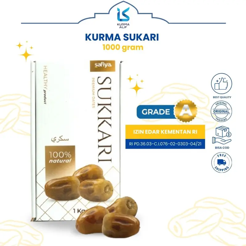 Kurma Sukari Safiya 1 Kg Original 2