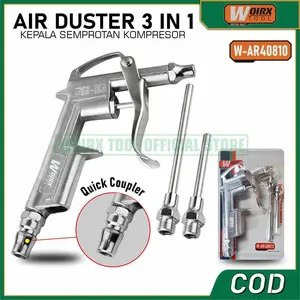 Air Duster 3 in 1 Semprot Angin Semprotan Air Blow Gun Quick Coupler Nepel Angin