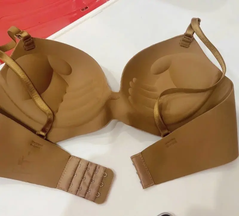 Combo 3 Áo lót nữ  su đúc họa tiết lá 3cm  may chống rách có size 34- 40 2