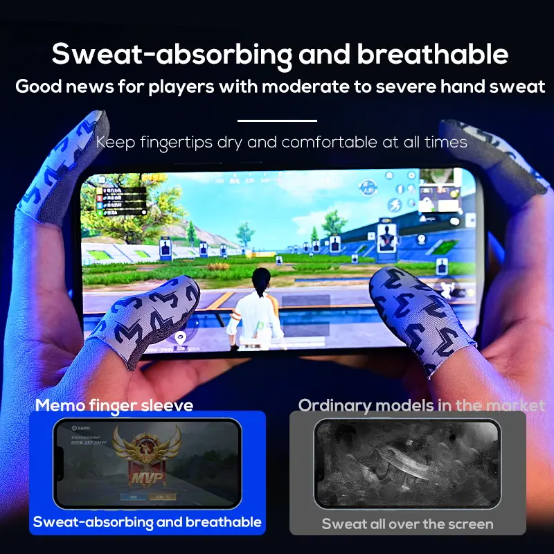 Memo FS04 Finger Sleeve Sarung Jempol Gaming Elastis Accessories Sarung gaming 3