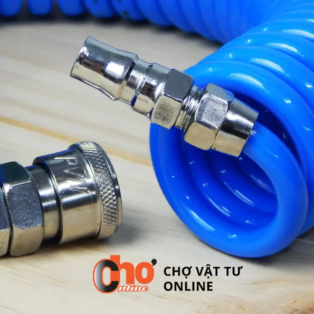 Dây hơi xoắn, dây khí nén 8li dài 6m, 9m,12m,15m/ Hàng Việt Nam chất lượng tốt 3