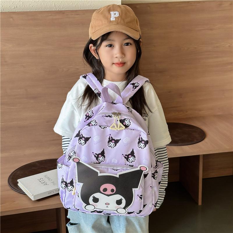 [MIANZHI] Ba Lô Trẻ Em Sức Chứa Lớn Không Thấm Nước Ba Lô Hoạt Hình Kuromi Và Cinnamoroll Dễ Thương Dành Cho Bé Gái Thích Hợp Đi Học 4