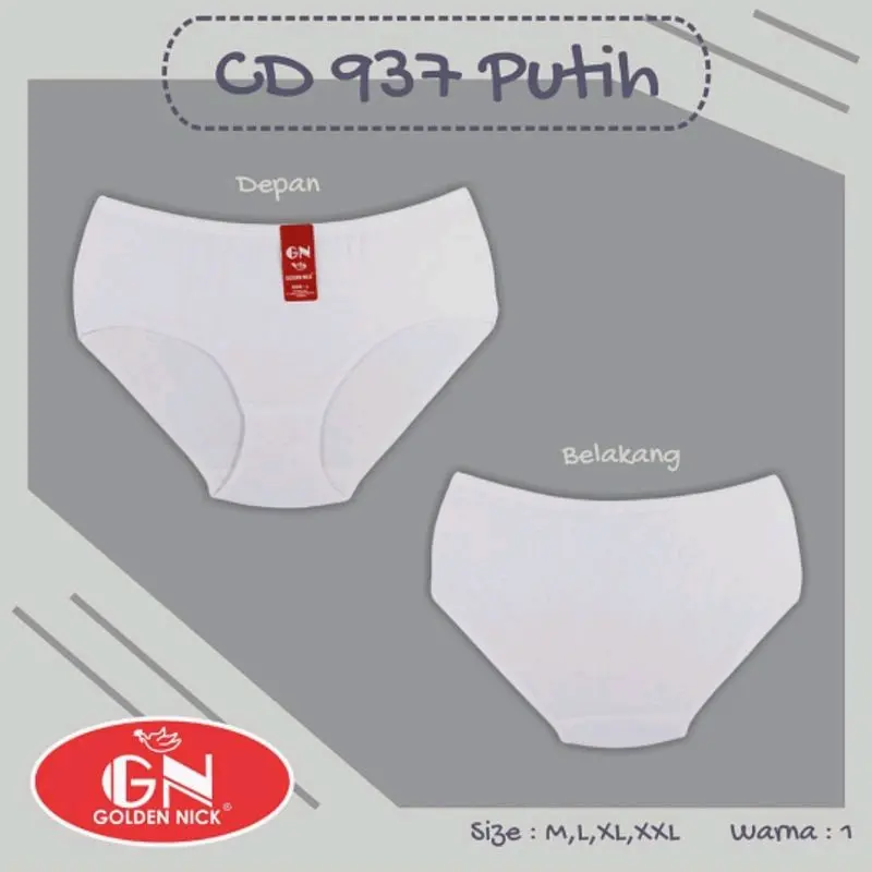 Celana Dalam GN 937 PUTIH | Celana dalam wanita Putih 3pcs