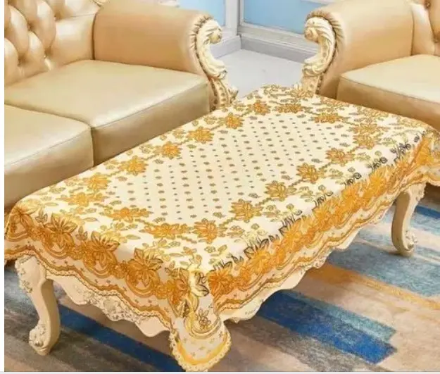 Khăn Trải Bàn Hoa Văn 90 x 150cm Phủ Bàn- Hàng Cao Cấp