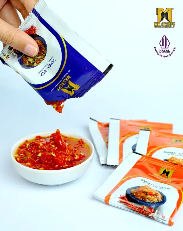 Sambal Sachet Isi 10pcs / Sambal Mr.Crispy 7