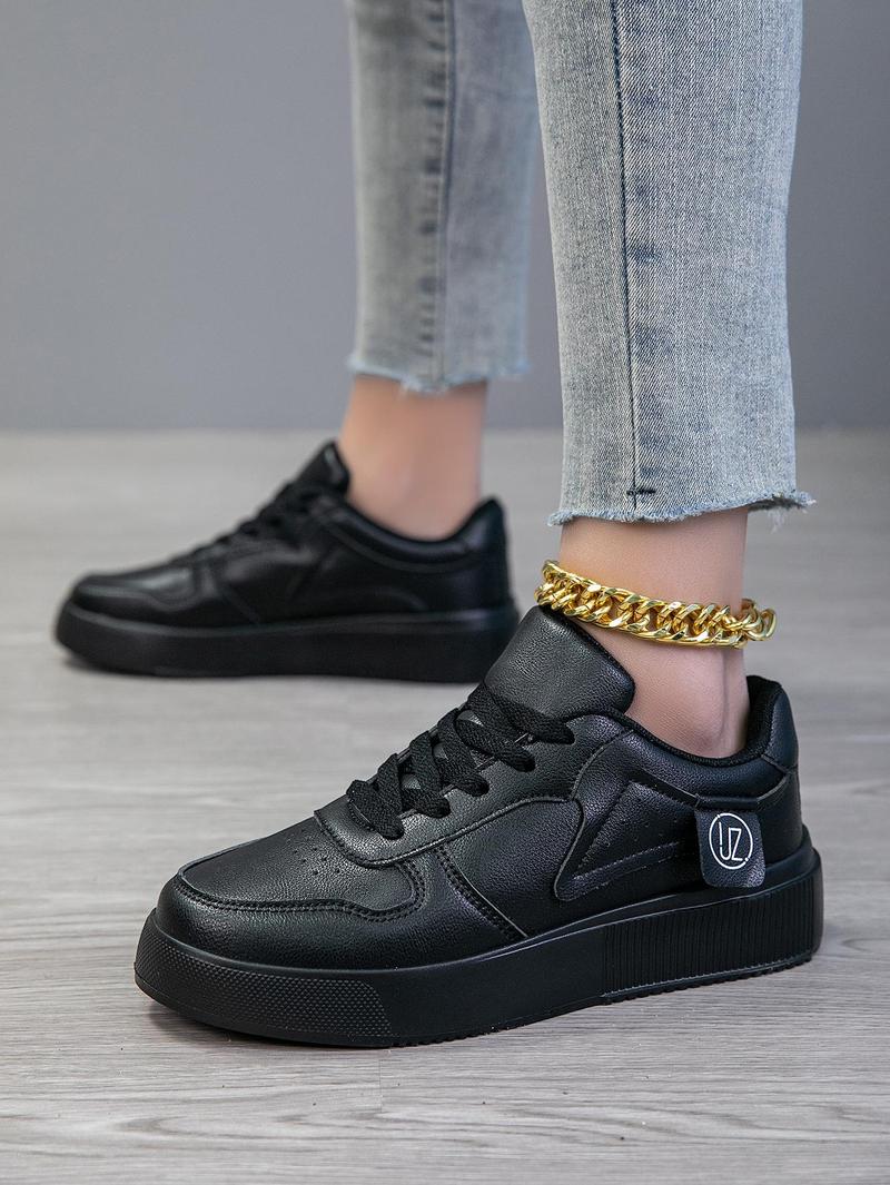 Product Introduction of Women's Lace-up Fashionable Colorblock Ultralight EVA Sneakers 12