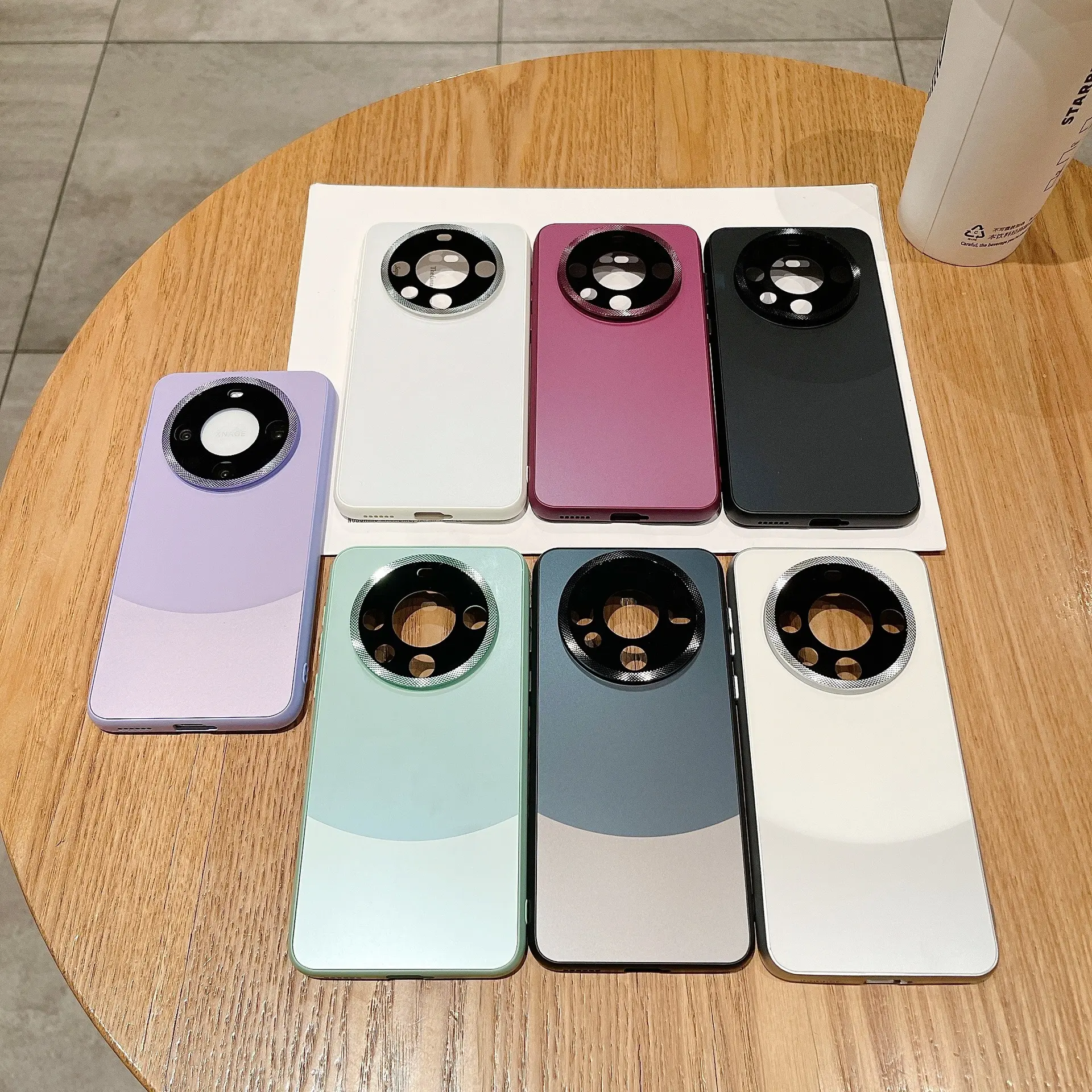 Huawei Mate70 Pro + Diamond Shield Matte Phone Case Mate60 Metal Lens Ring Anti-drop AG Glass Protective Cover