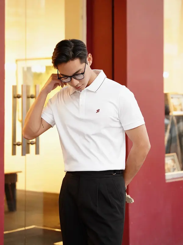 Áo Polo Nam Cộc Tay Bernini by Giovanni Chất liệu 100% Cotton Kiểu dáng Regular BPL0020-1 1